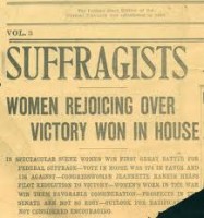  suffragist 